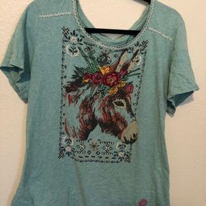 Double D Ranch Burro Tshirt
